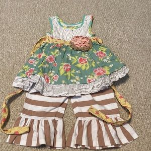 3 month mustard pie outfit